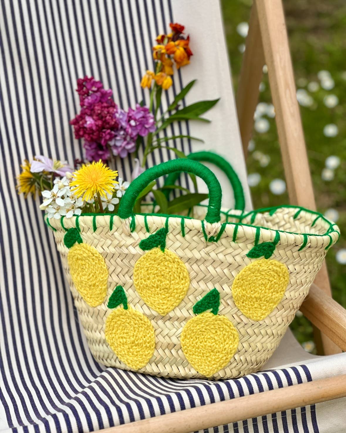 Straw Bag - Lemons S