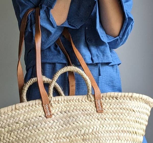 Straw Basket L