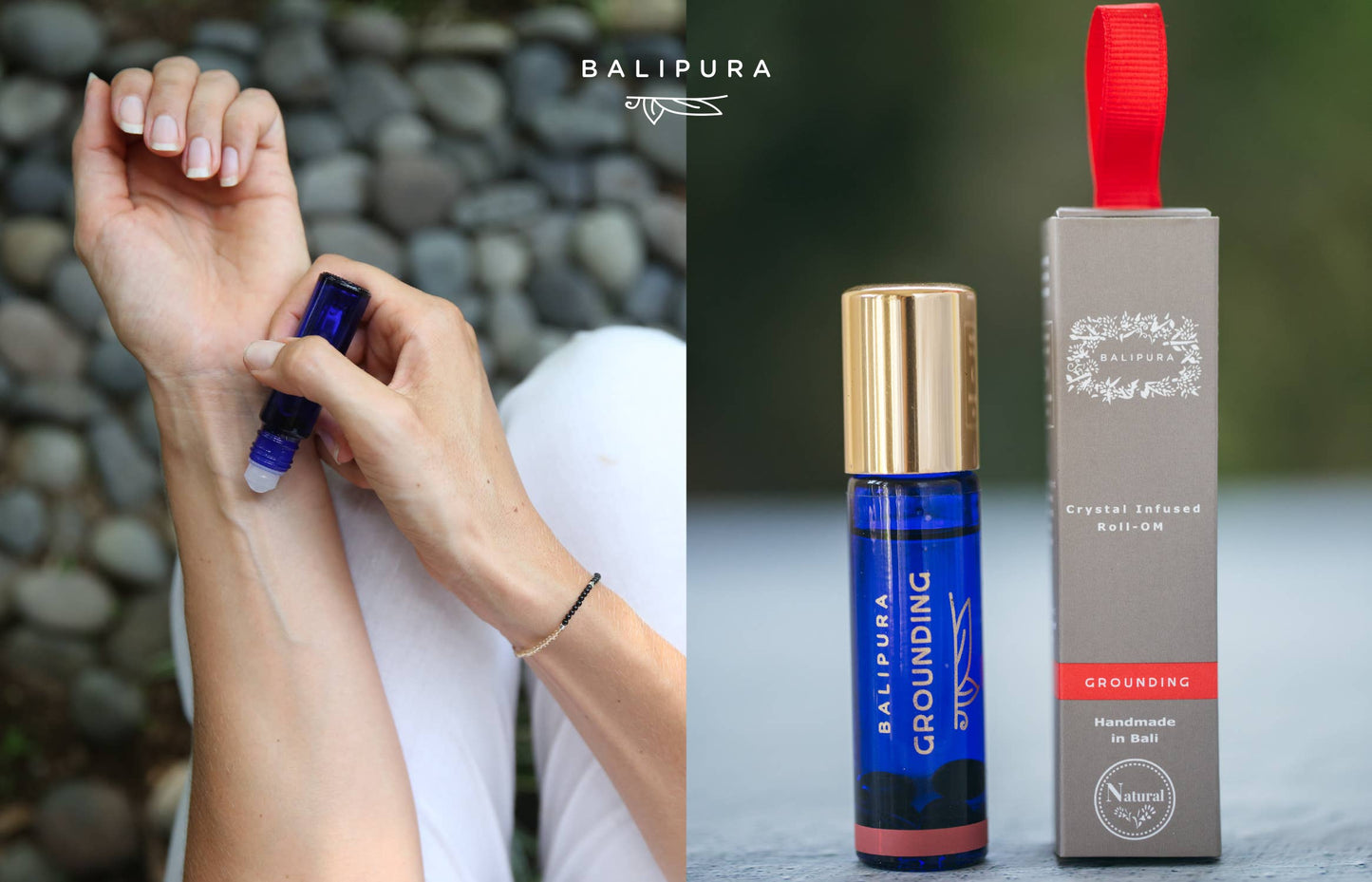 Crystal Roller Ball Elixir Aura Roll On for Grounding