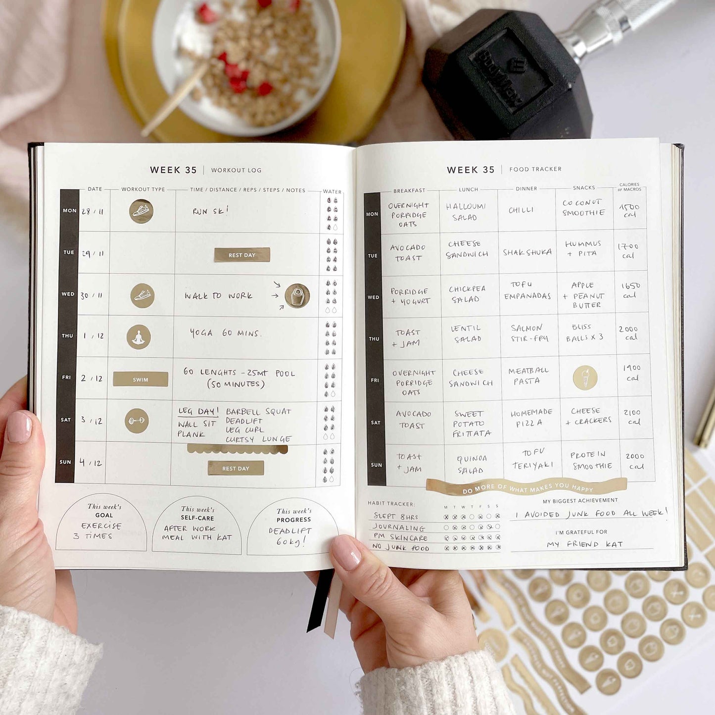 My Daily Fitness planner - Workout and Meal Planner