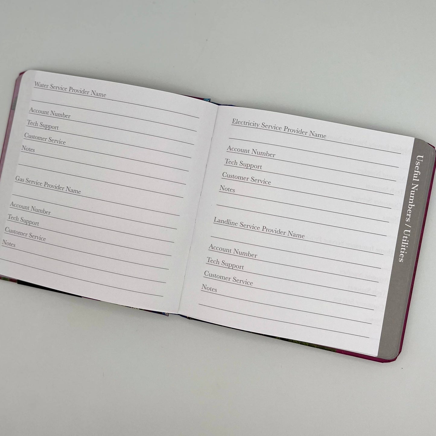 The Botanist Collection Password Book