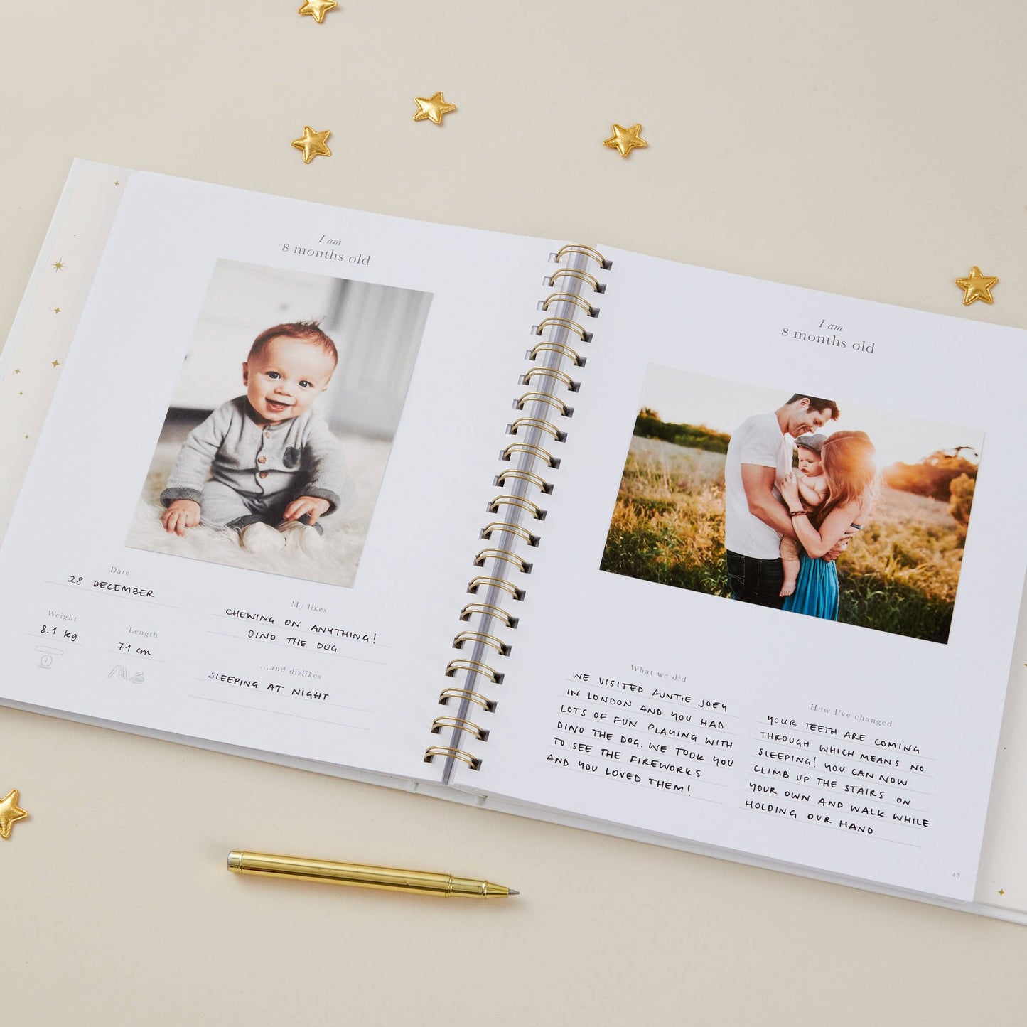 My Baby Book - Pearl (Cloth)
