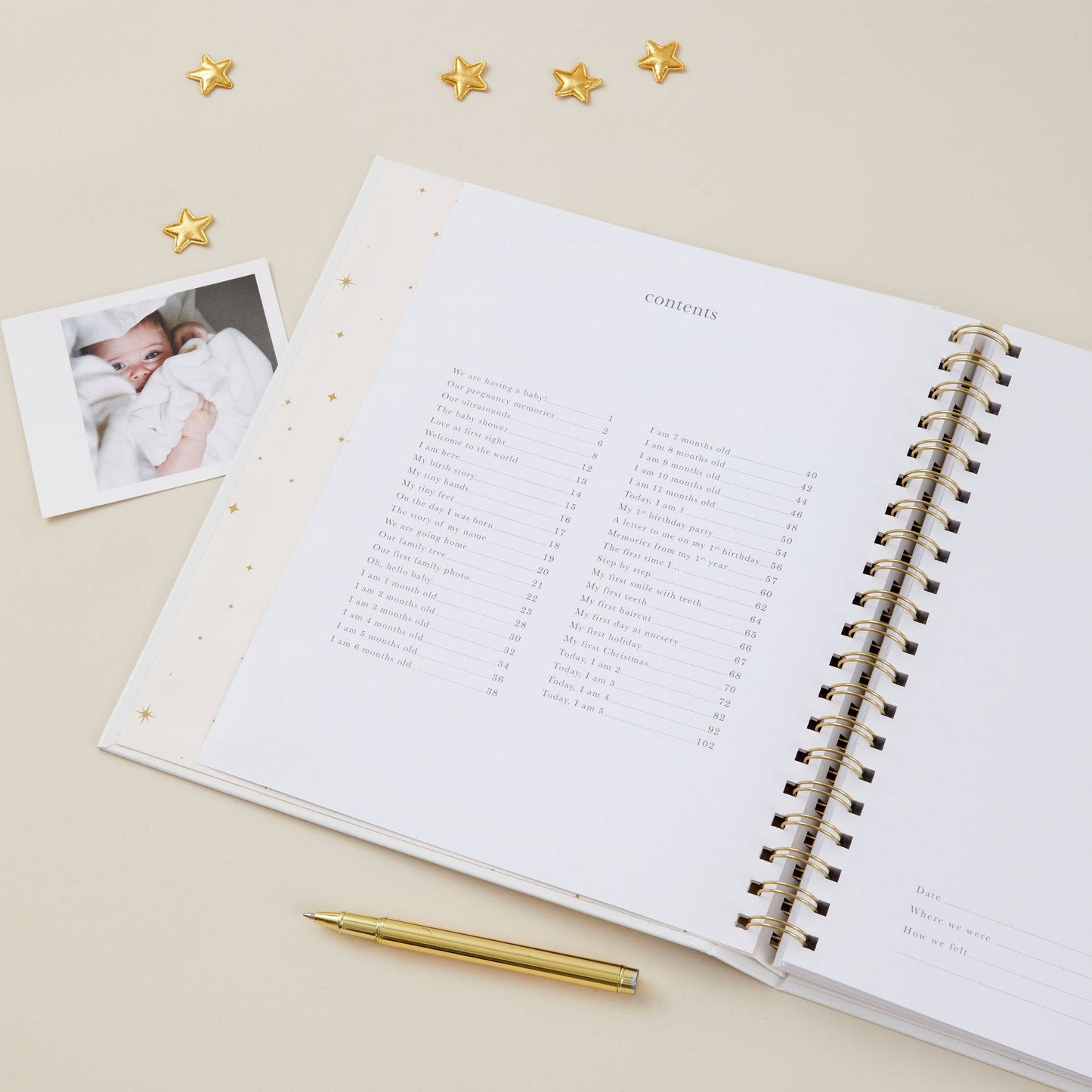 My Baby Book - Pearl (Cloth)