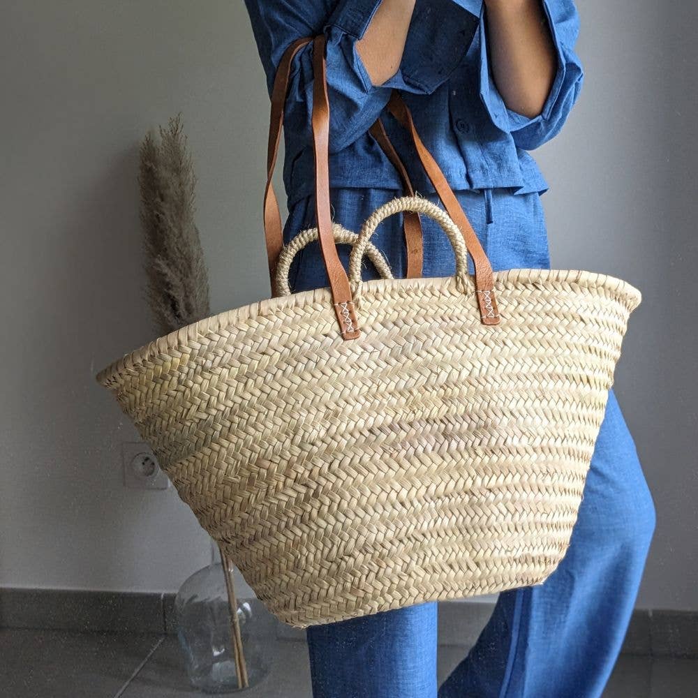 Straw Basket L