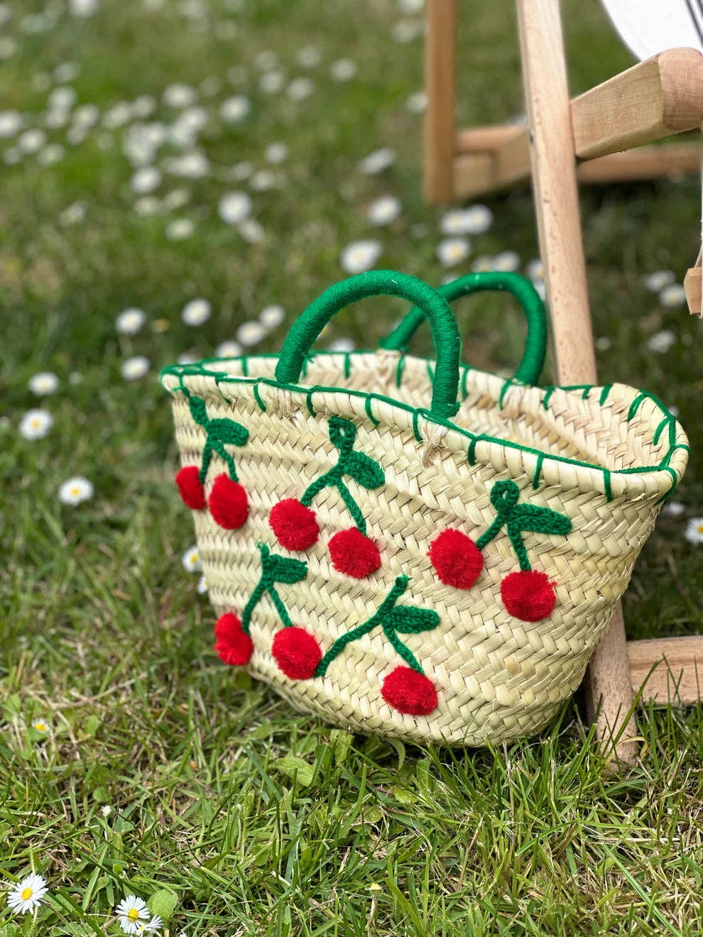 Straw Bag - Cherry S