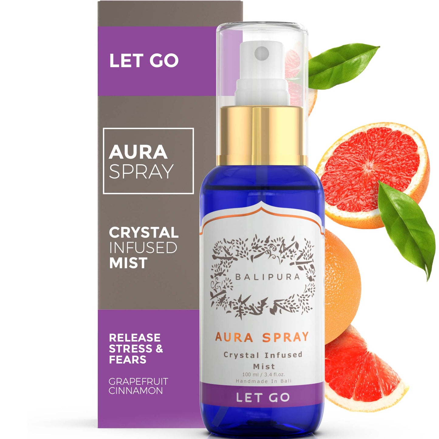 Crystal infused Aura Smudge Set 7 Mists x100ml