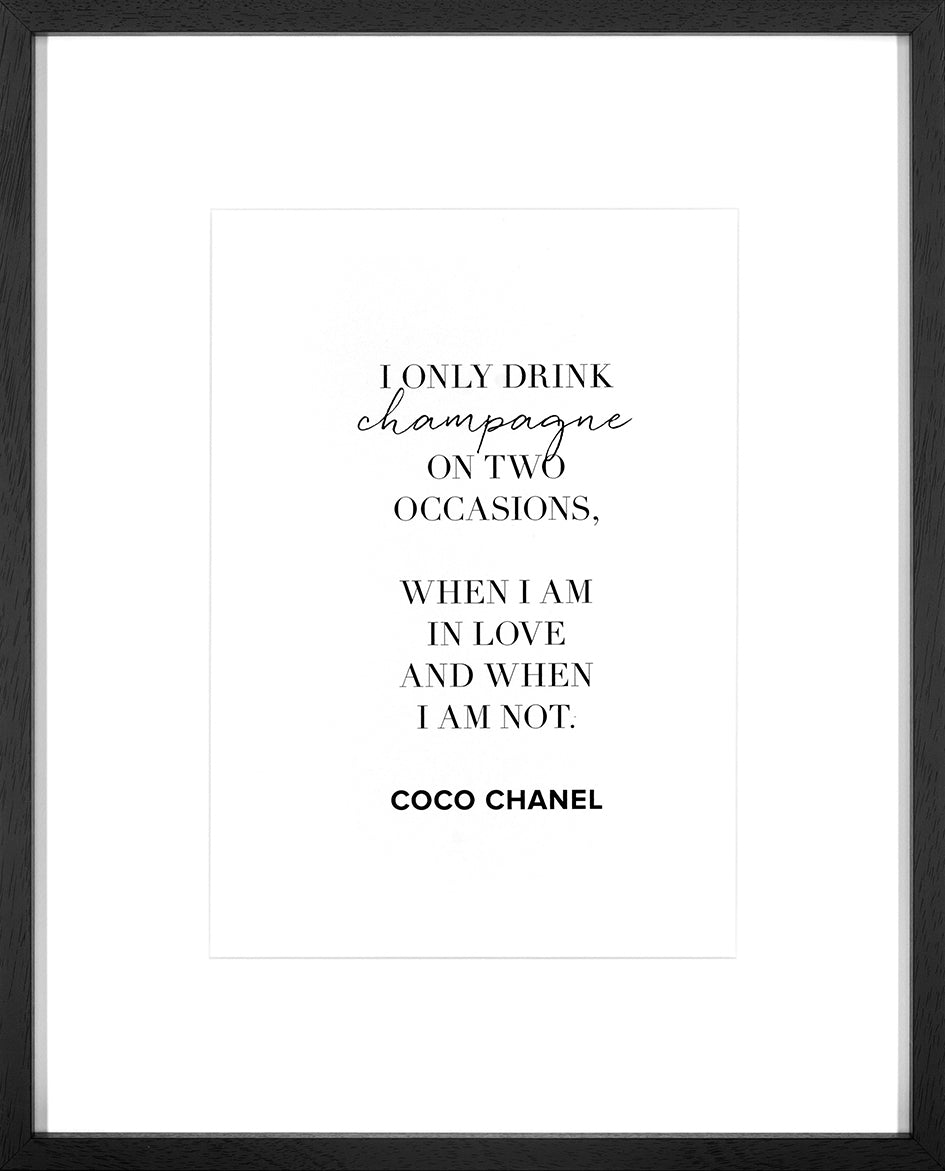 Print Champagne (Set of 2)