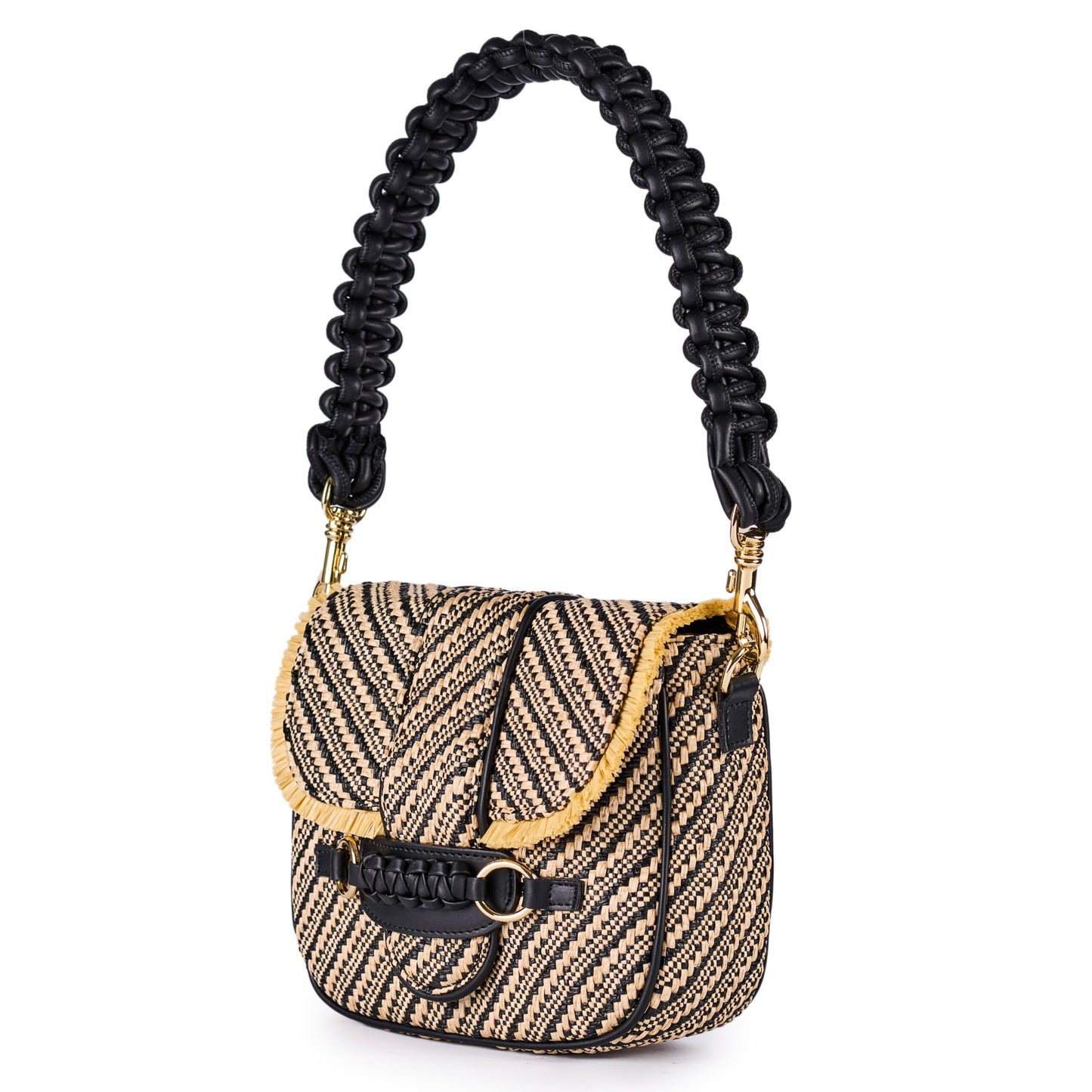 Handbag Margot Cross - Beige/Black