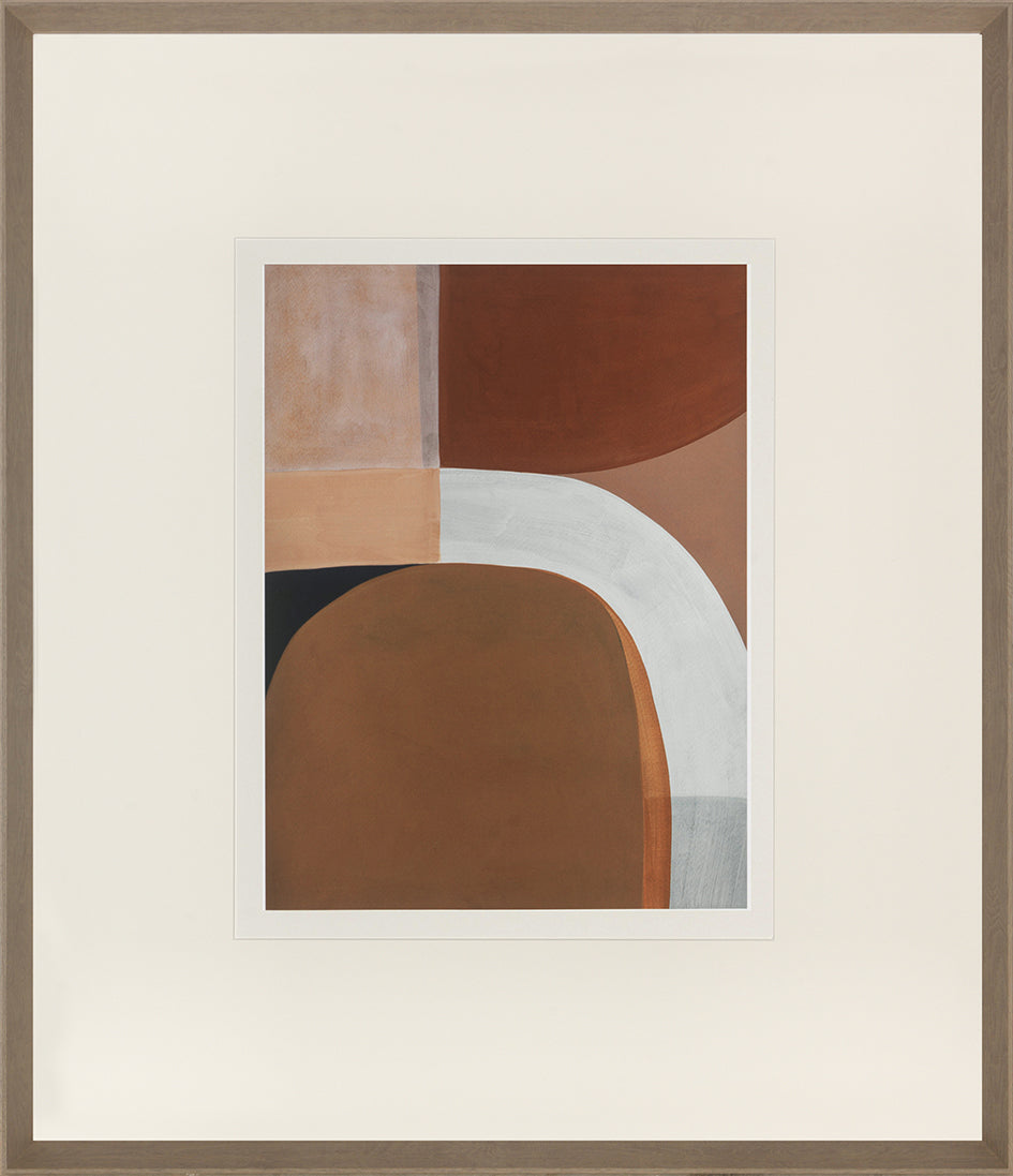 Print Painted Shapes 01 by Berit Mogensen Lopez