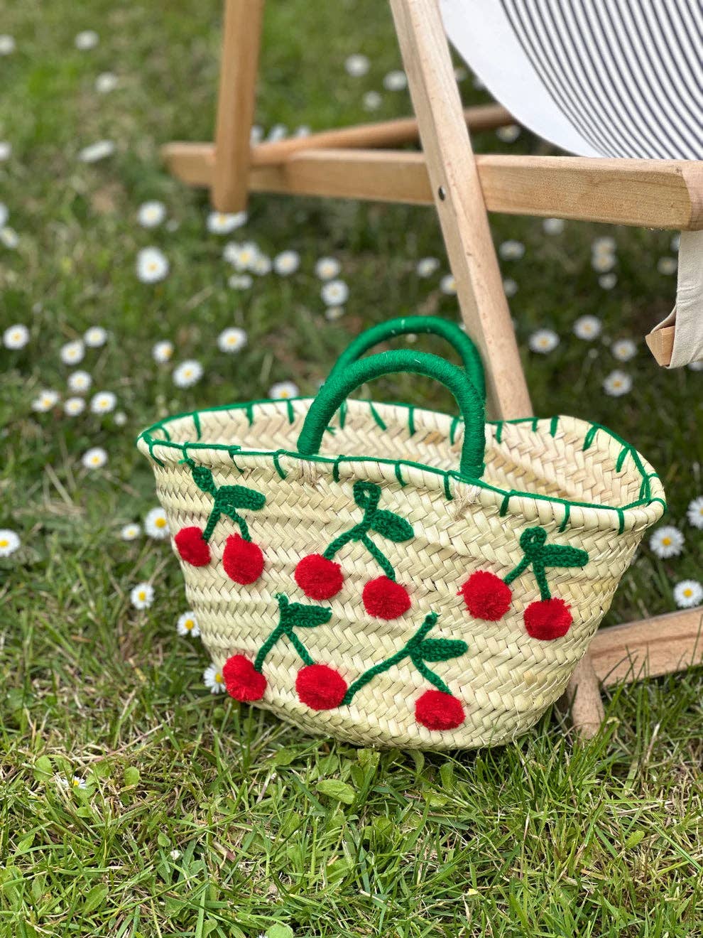 Straw Bag - Cherry S
