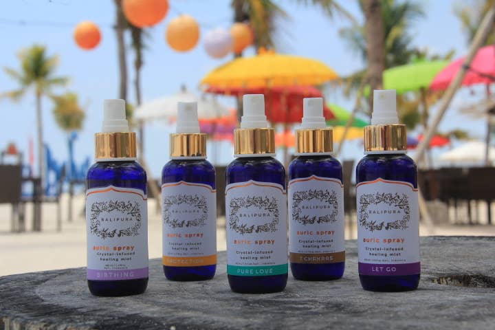 Crystal infused Aura Smudge Mist Gift Pack (4 x 100ml)