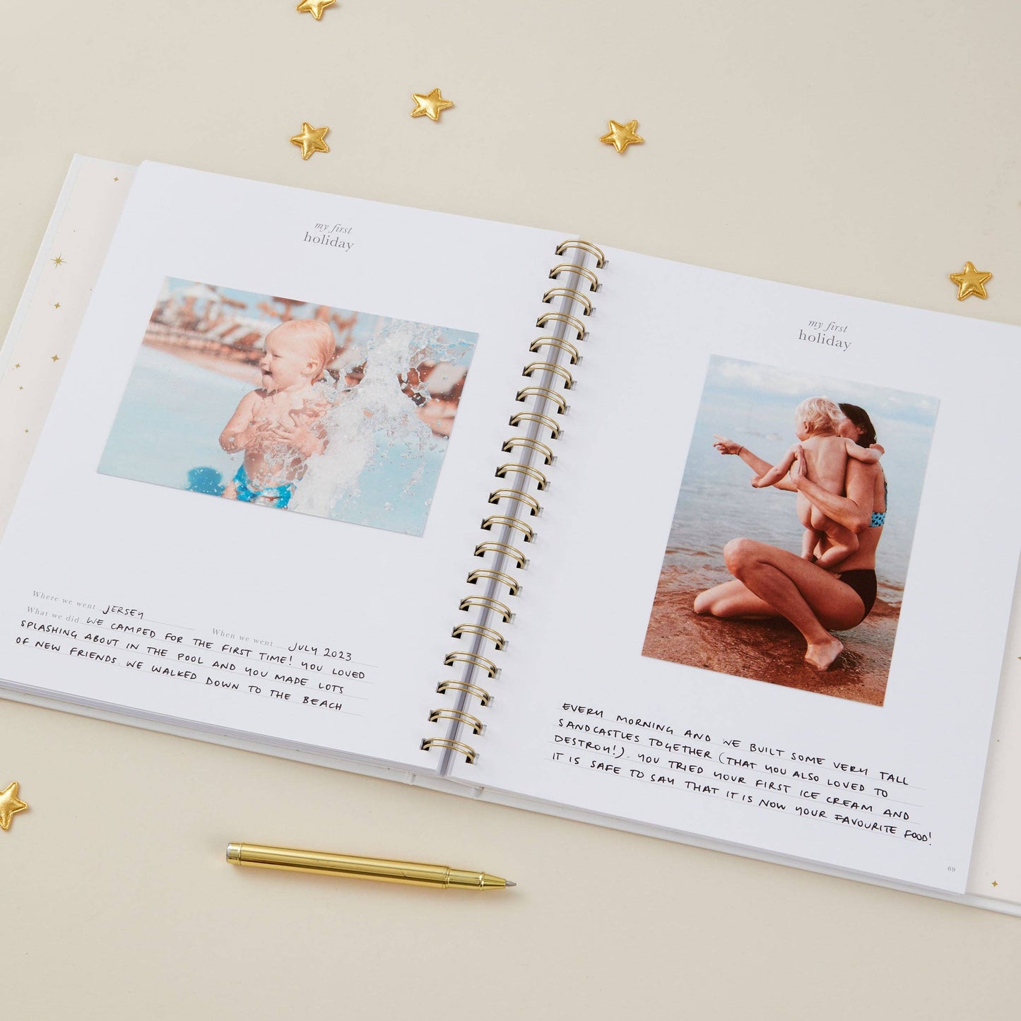 My Baby Book - Pearl (Cloth)
