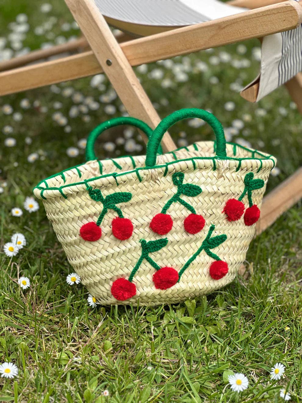 Straw Bag - Cherry S