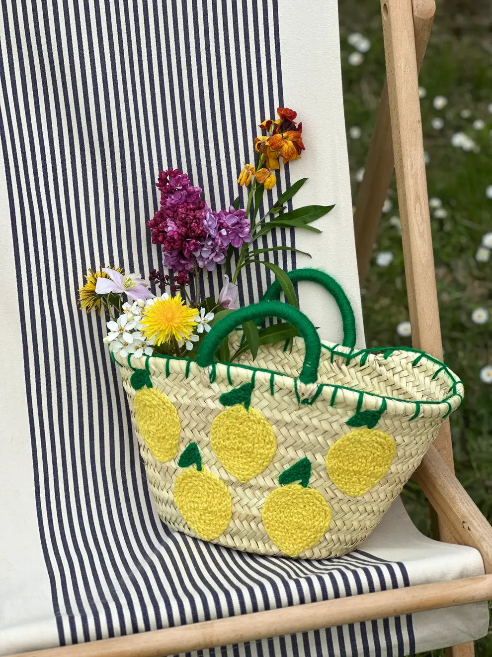 Straw Bag - Lemons S