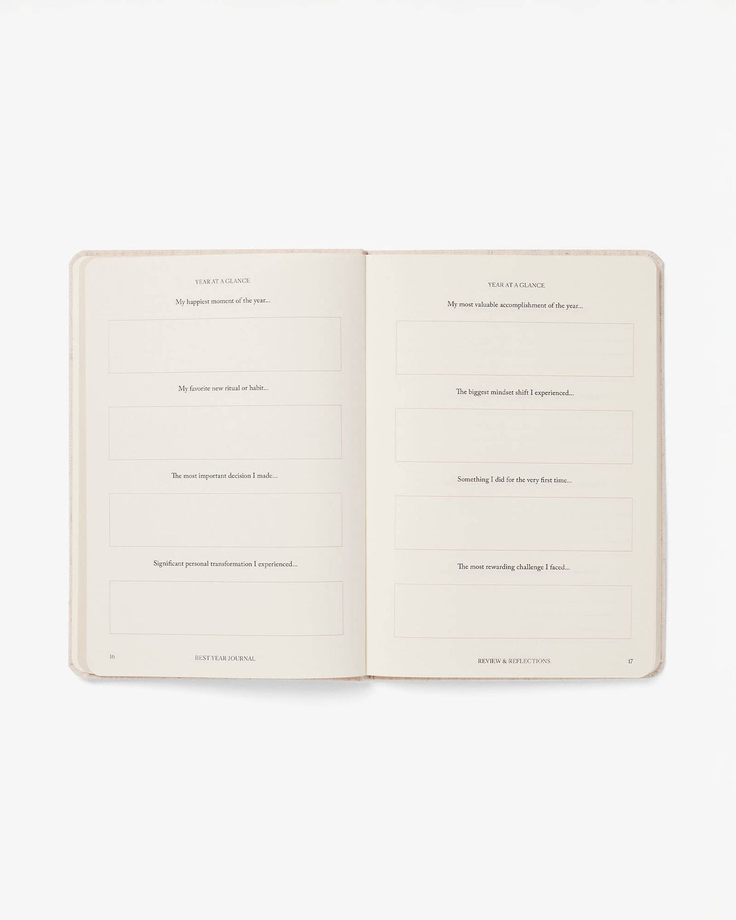 Best Year Journal Essential Oat, Simple express format