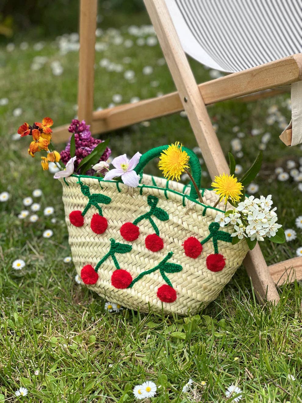 Straw Bag - Cherry S