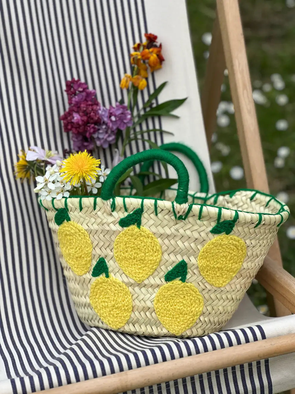 Straw Bag - Lemons S