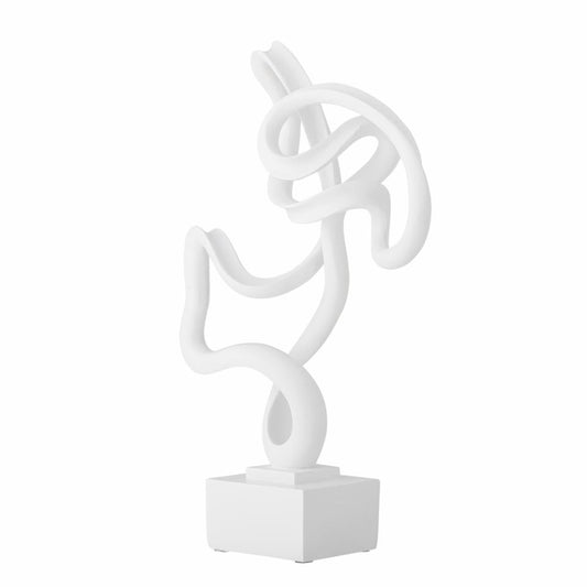 Arista Deco Sculpture - White