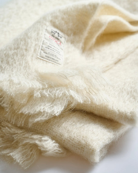 Mohair Blanket - Cream