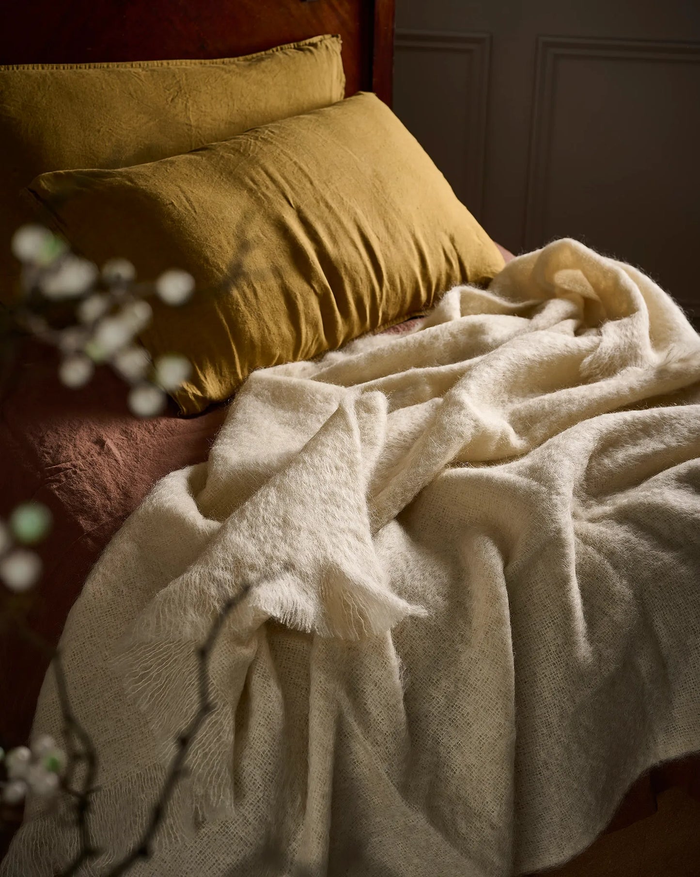 Mohair Blanket - Cream