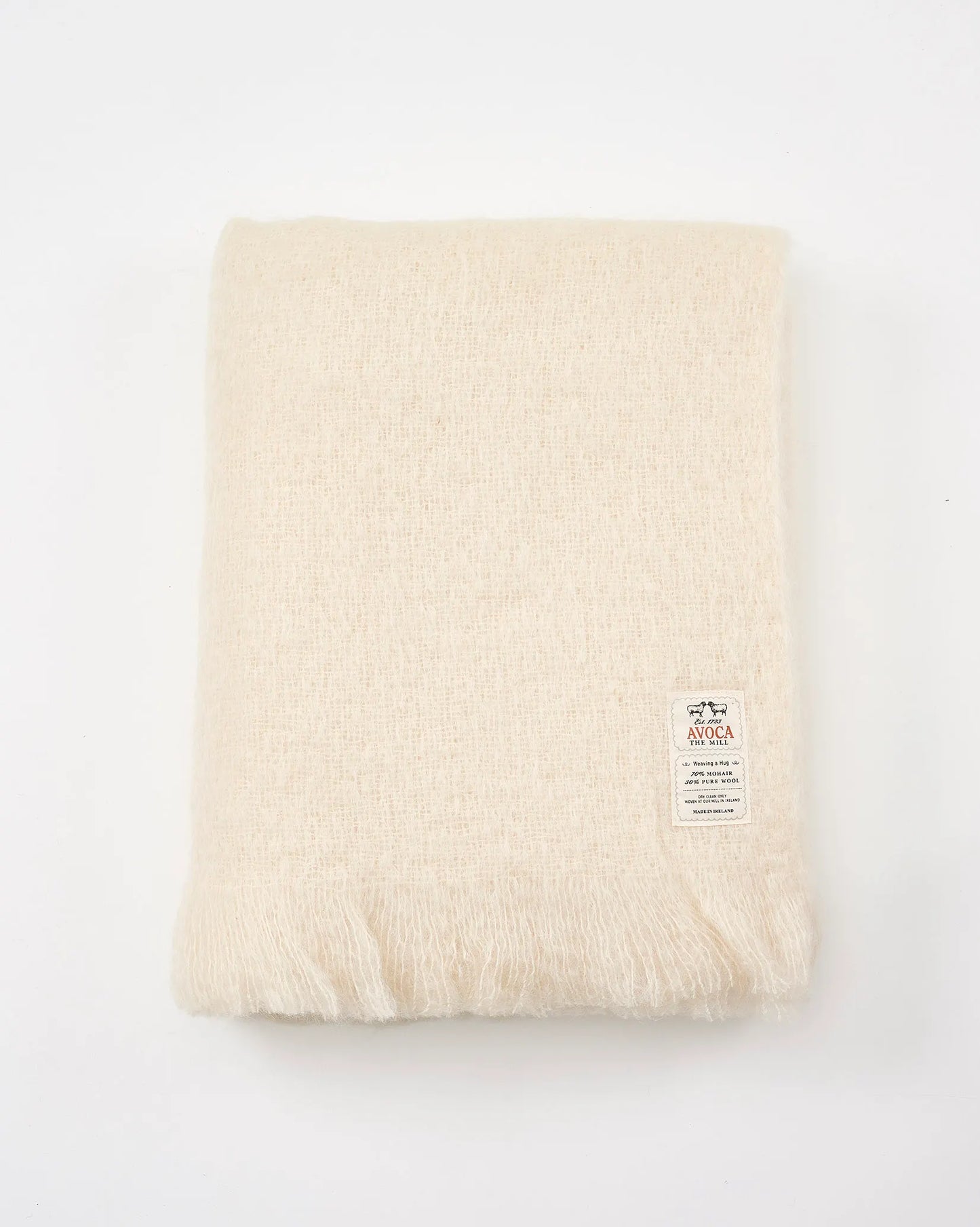 Mohair Blanket - Cream