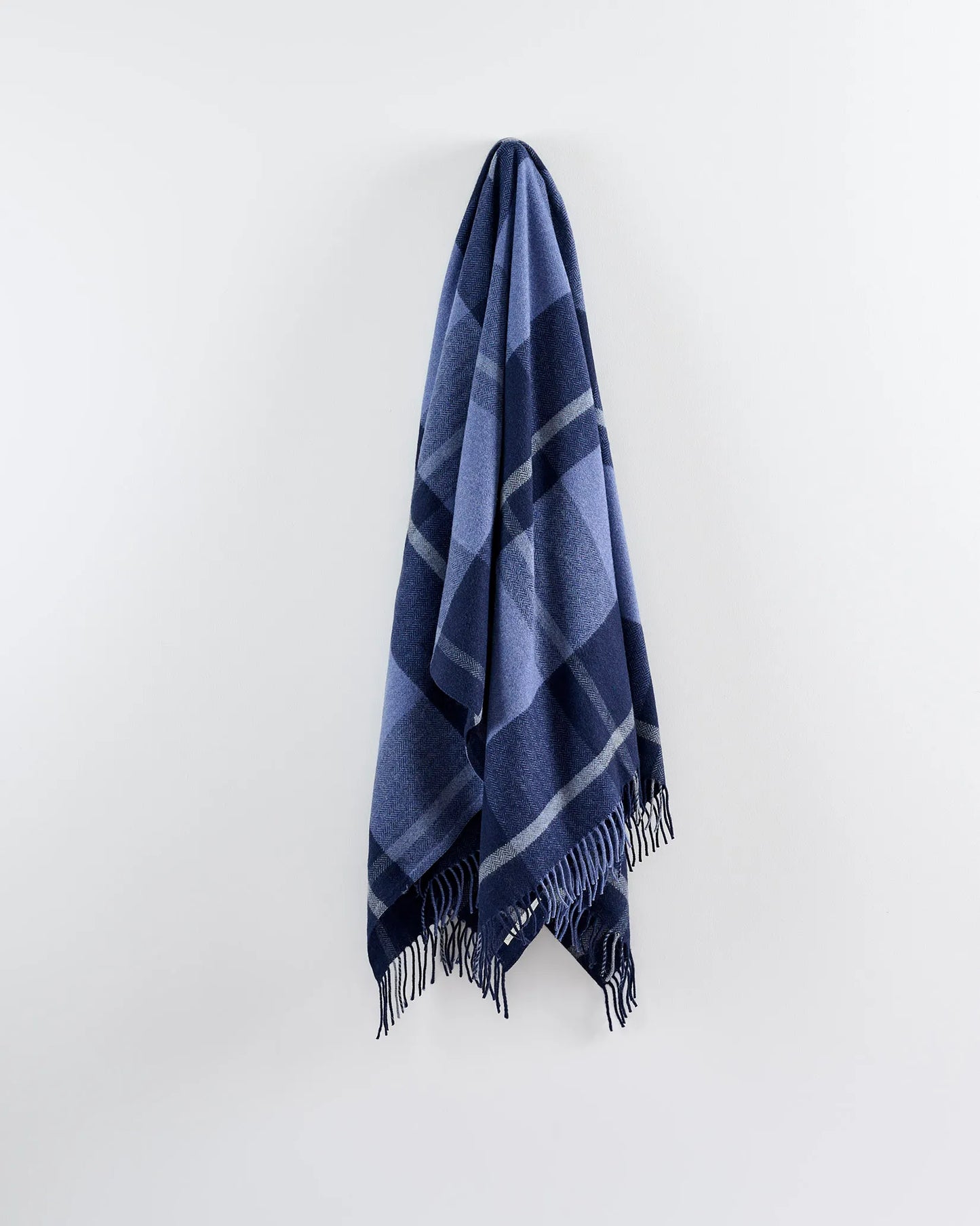 Cashmere Blend Blanket - Navy