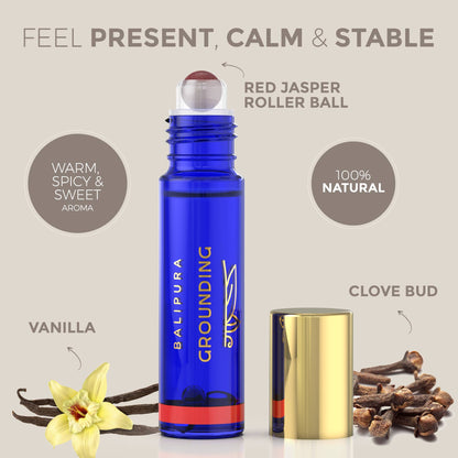 Crystal Roller Ball Elixir Aura Roll On for Grounding