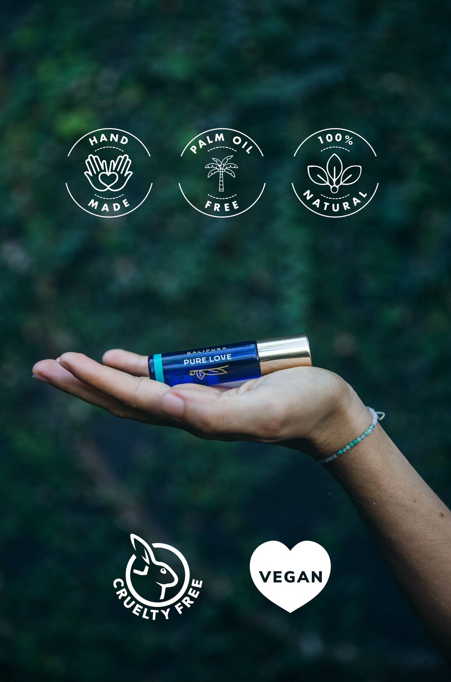 Crystal roller ball Aura Roll On Pure Love holistic