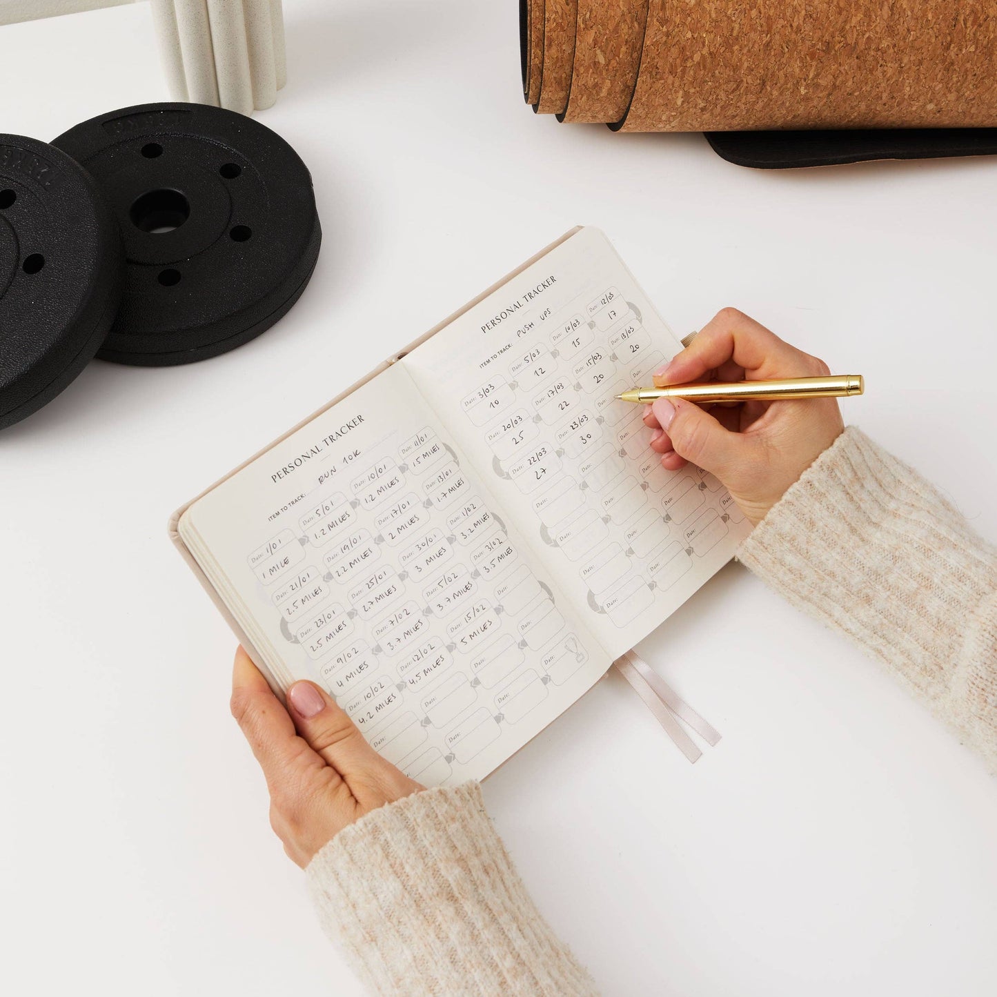 My Daily Gym Planner - Sand