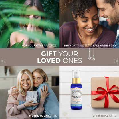 Crystal infused Aura Smudge Mist  Space Clearing 100ml