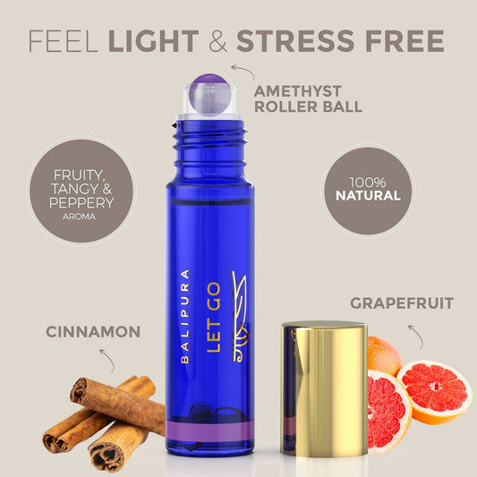 Crystal Roller + crystals inside Roll On, Let Go Elixir