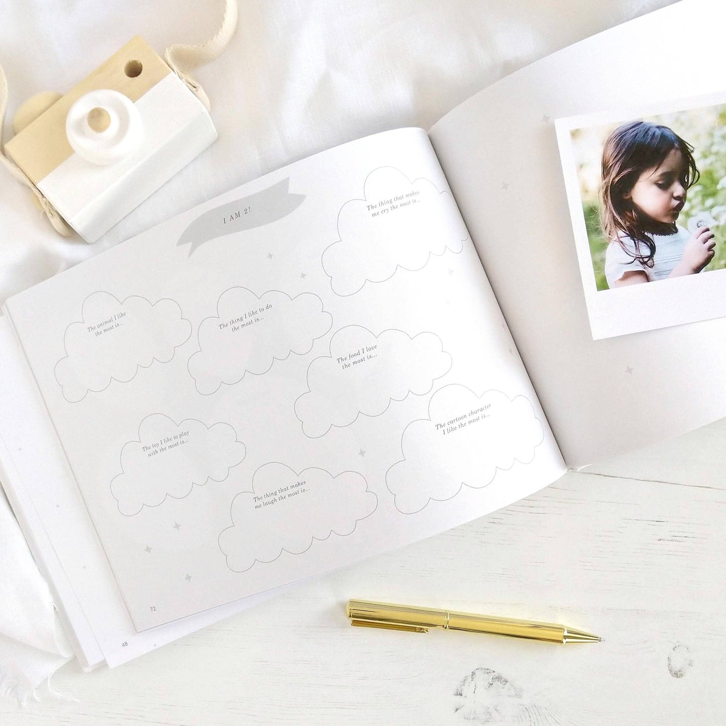 Baby Memory Book - Safari