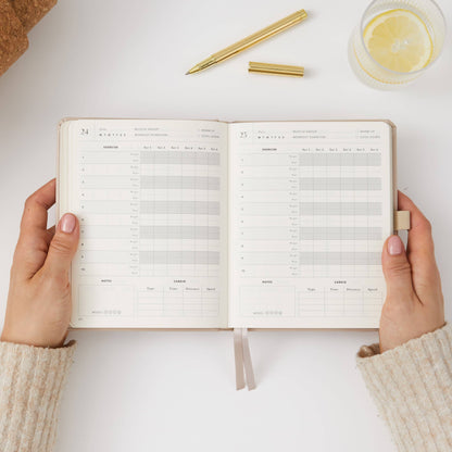 My Daily Gym Planner - Sand