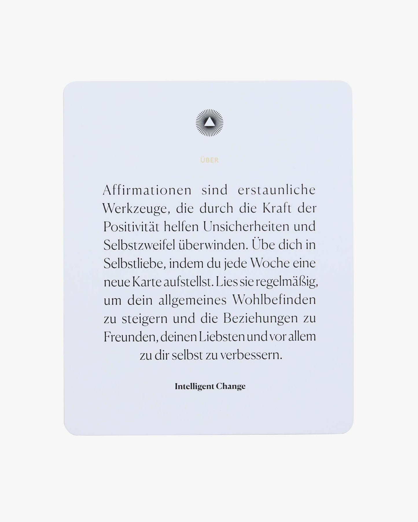 Mindful Affirmations German Edition, Display Cards Gift