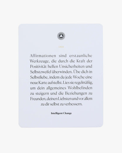 Mindful Affirmations German Edition, Display Cards Gift