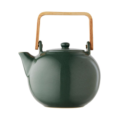 Teapot with tea strainer - Shiny Forest