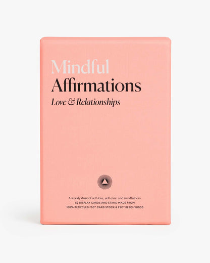 Mindful Affirmations Love & Relationships, Display Cards