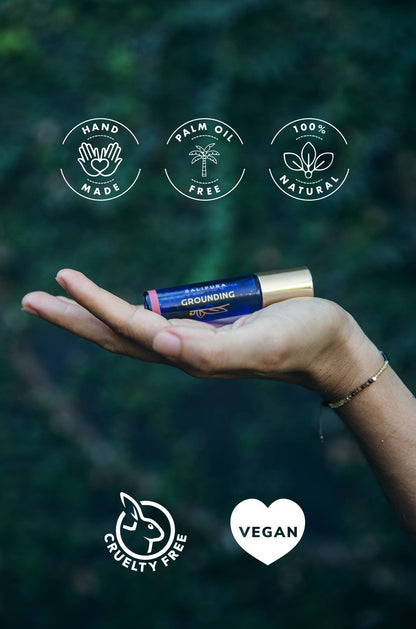 Crystal Roller Ball Elixir Aura Roll On for Grounding