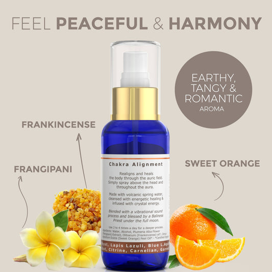 Crystal infused Aura Smudge Mist 7 Chakras 100ml