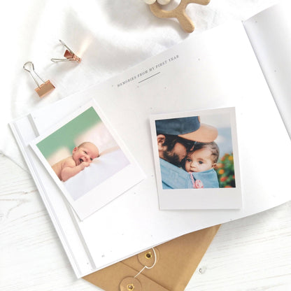 Baby Memory Book - Safari