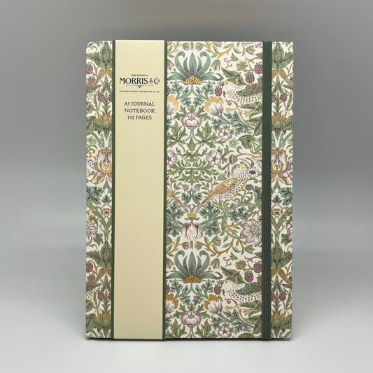 Morris & Co. A5 Journal Notebook - Strawberry Thief