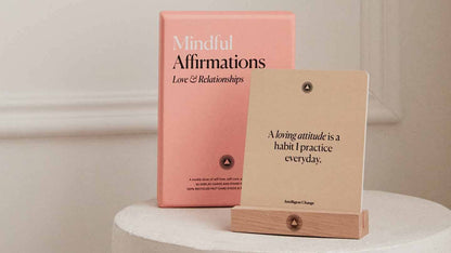Mindful Affirmations Love & Relationships, Display Cards