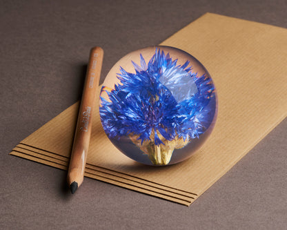 Cornflower Paperweight