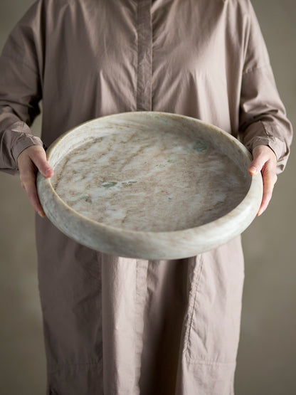 Ivette Marble Tray Large - Nature
