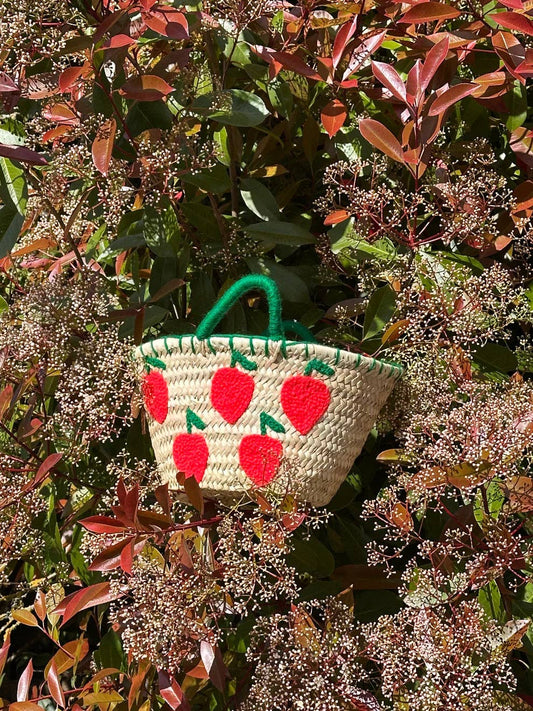 Straw Bag –  Stwrawberries S