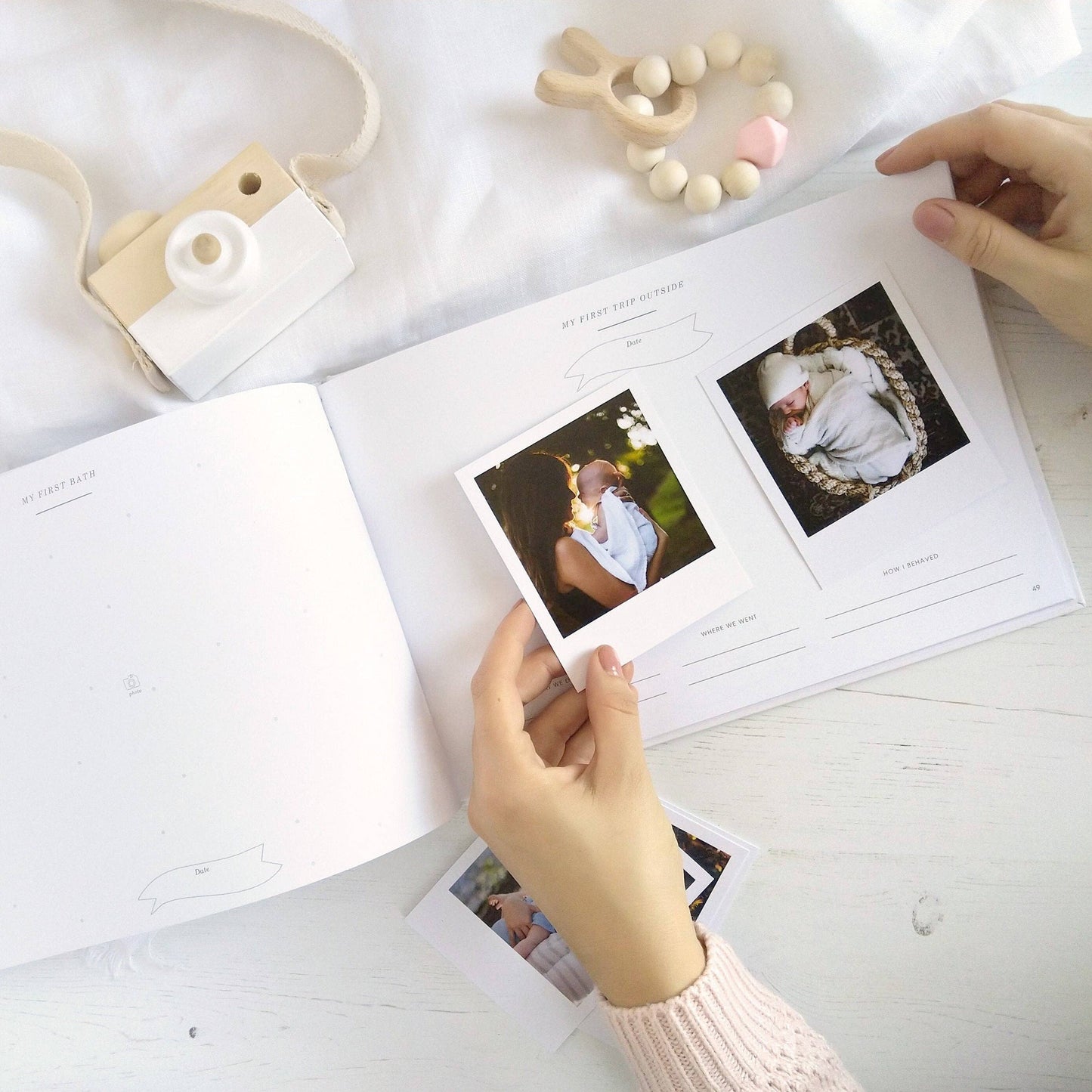 Baby Memory Book - Safari