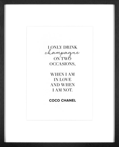 Print Champagne (Set of 2)