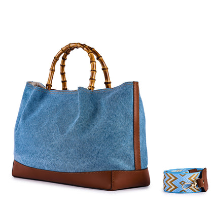 Handbag Altea Cotton - Light Denim