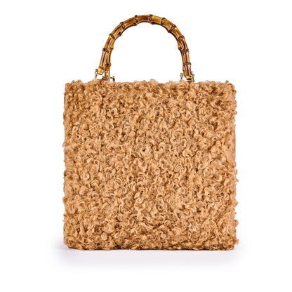 Handbag Amy Curly - Cammello
