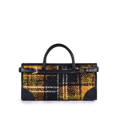 Handbag Colette Check - Nero/Giallo
